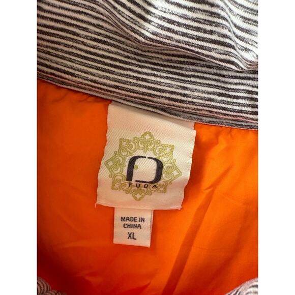 Tangerine Thermal Vest Orange Womens XL Puffer Reflective Strip Outdoors - Picture 4 of 7